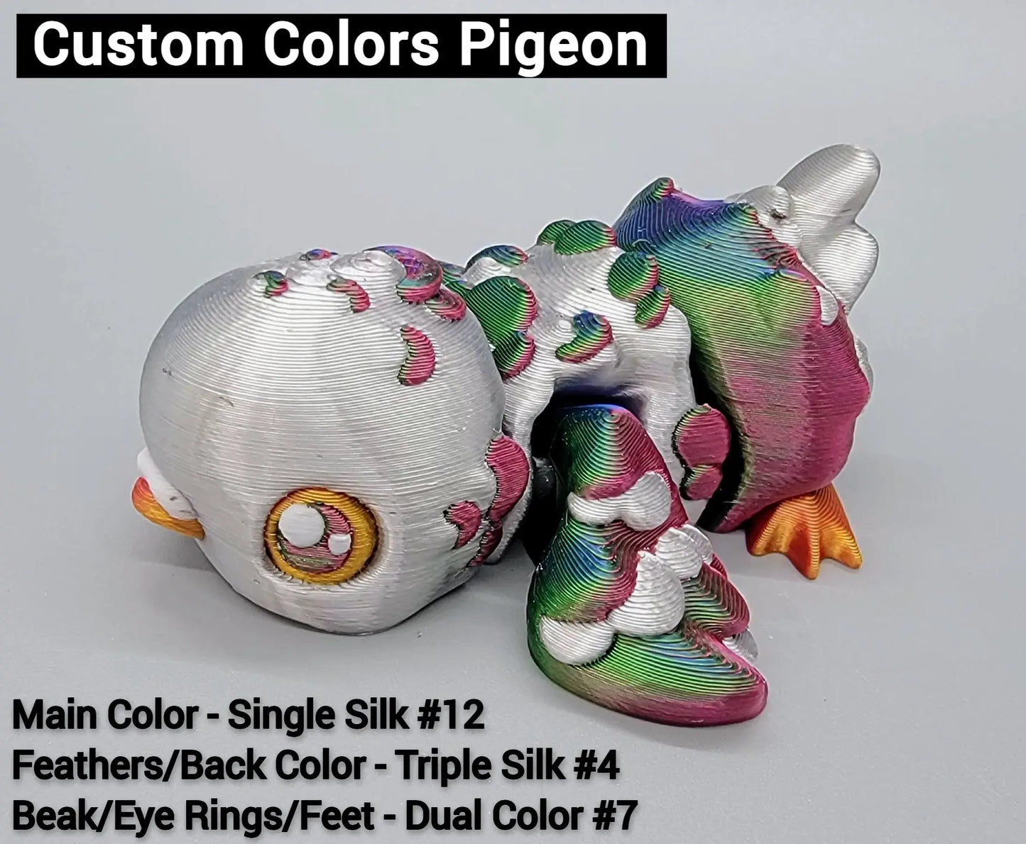 Floppy Pigeon Fidget Toy