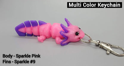Mini Axolotl Toy or Keychain