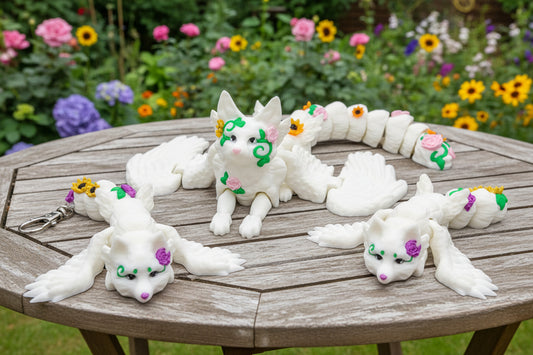 Winged Fae Fox Toy or Keychain