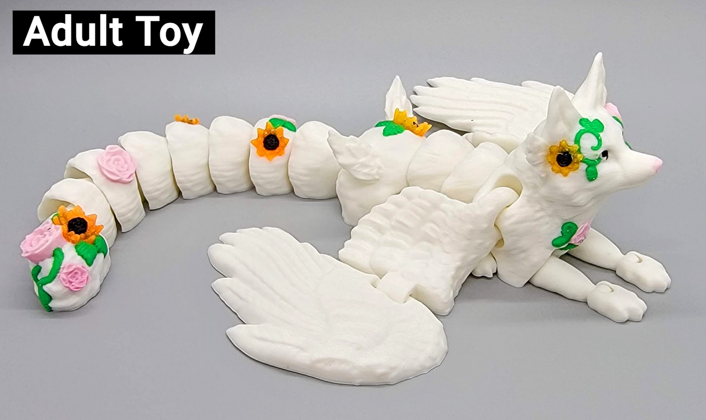 Winged Fae Fox Toy or Keychain