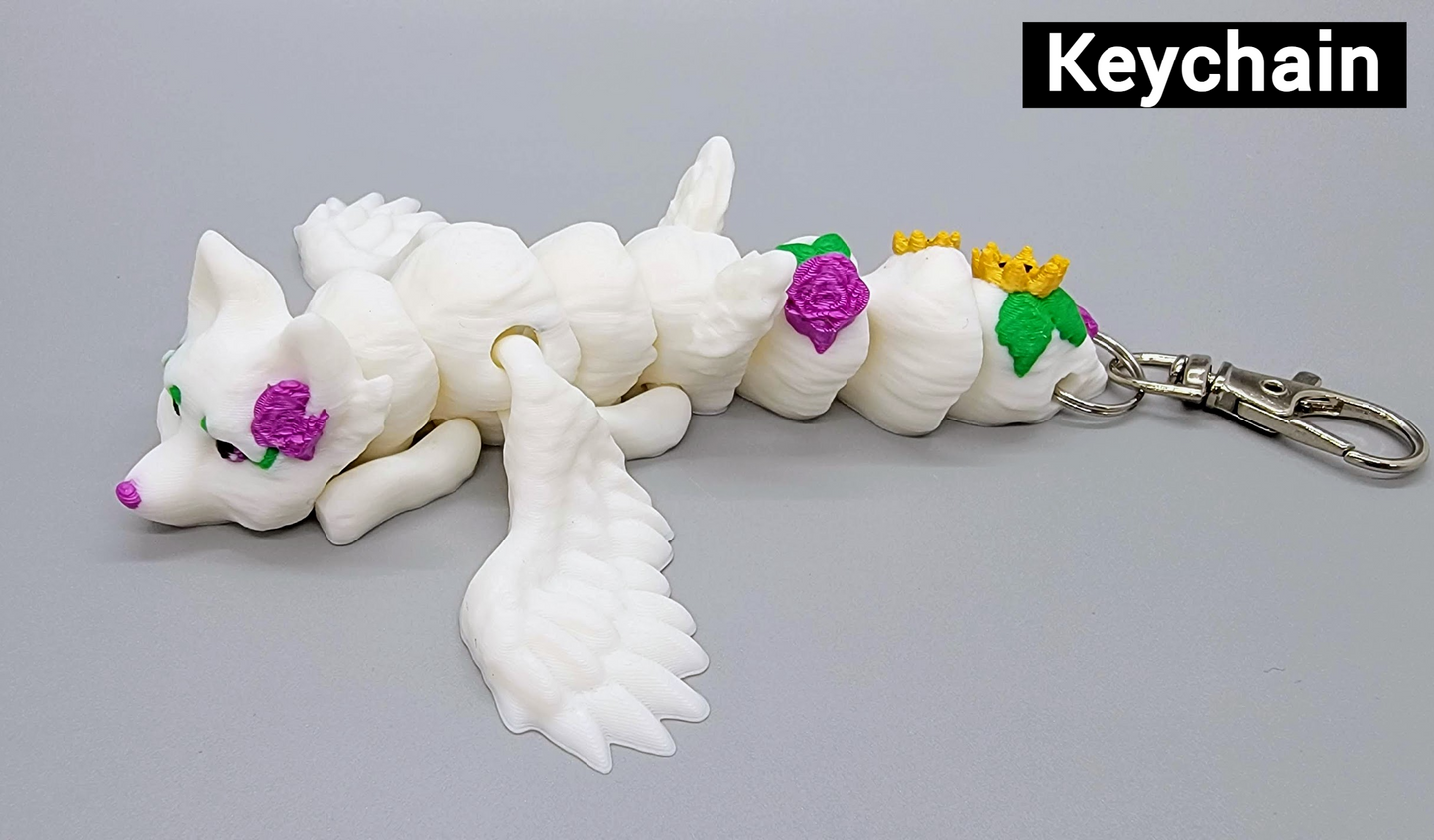 Winged Fae Fox Toy or Keychain