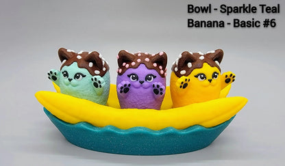 Banana Split Kitty Clickers