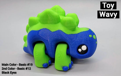 Baby Stegosaur – 3D Printed Toy or Keychain