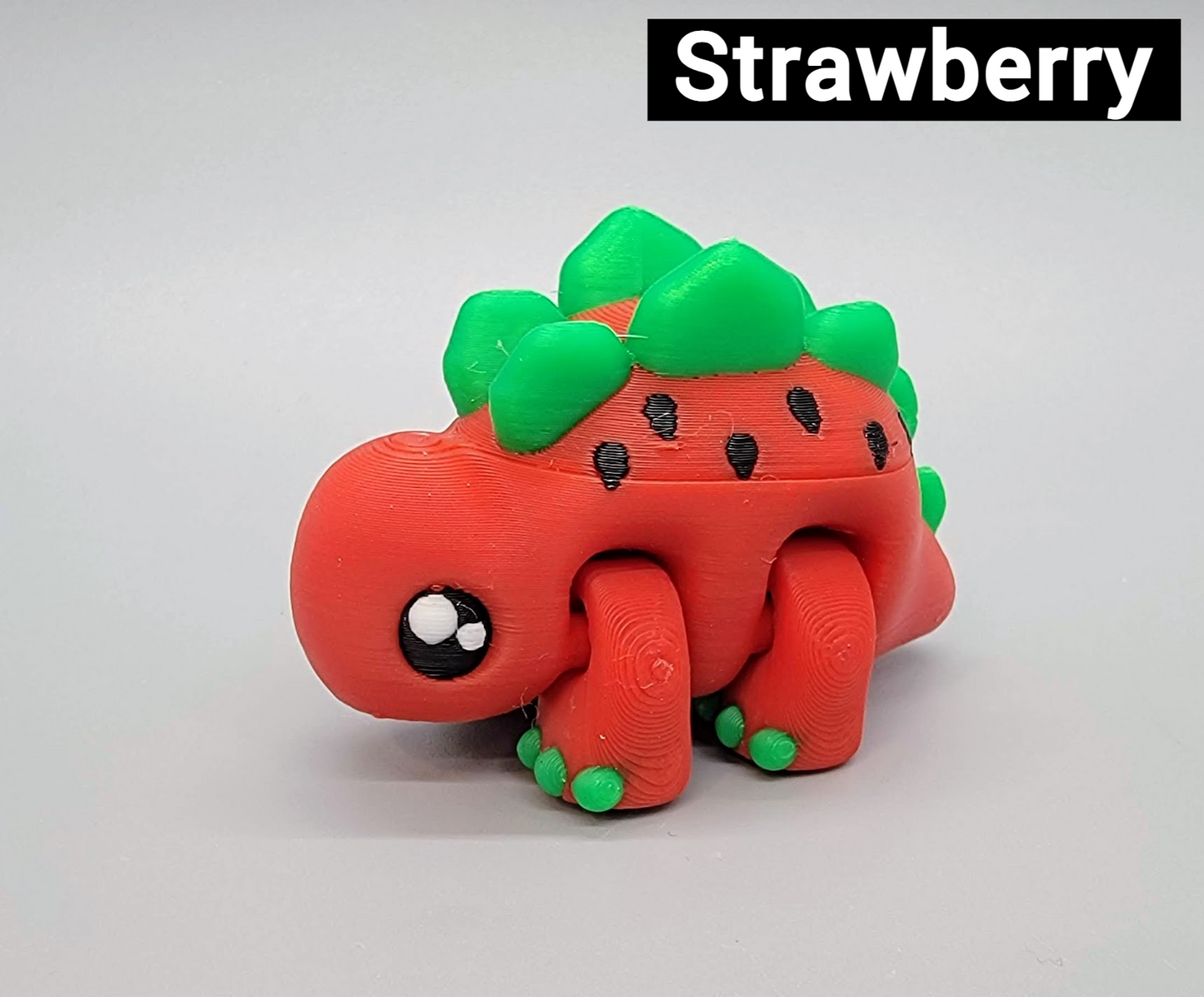 Juguete de dinosaurio triceratops bebé personalizado | Flexible | Fidget | Impreso en 3D | Articulado
