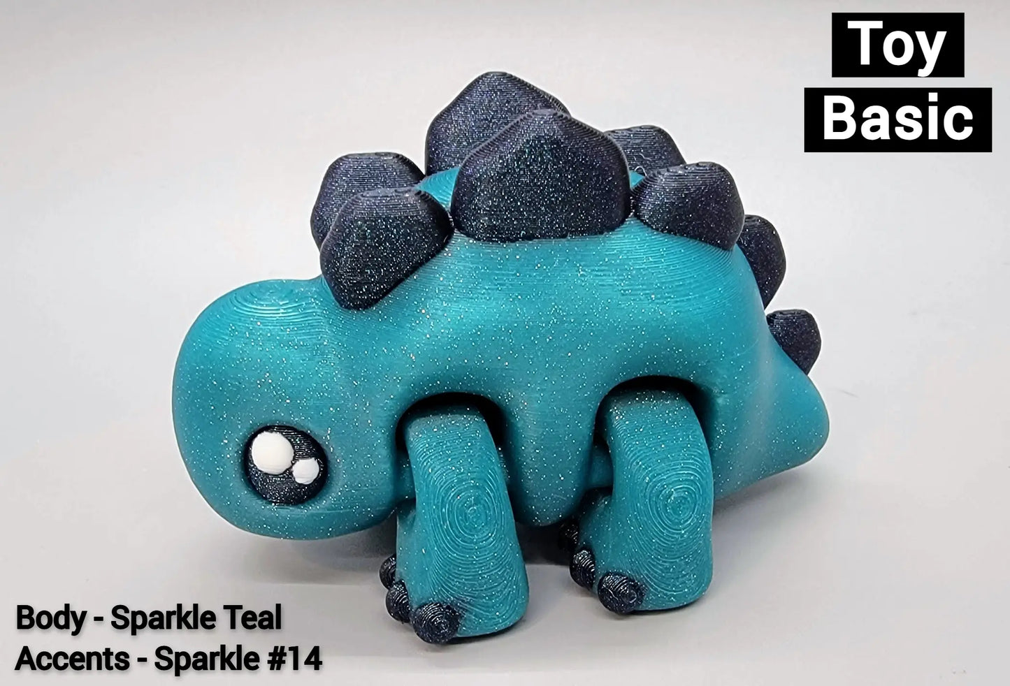 Baby Stegosaur – 3D Printed Toy or Keychain