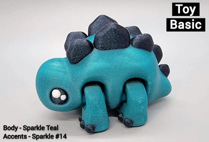Baby Stegosaur – 3D Printed Toy or Keychain