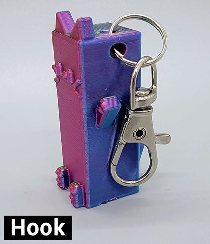Pixel Kitty Keychain