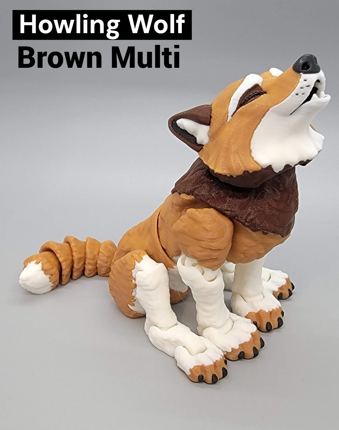 Custom Colors Wolf Toy