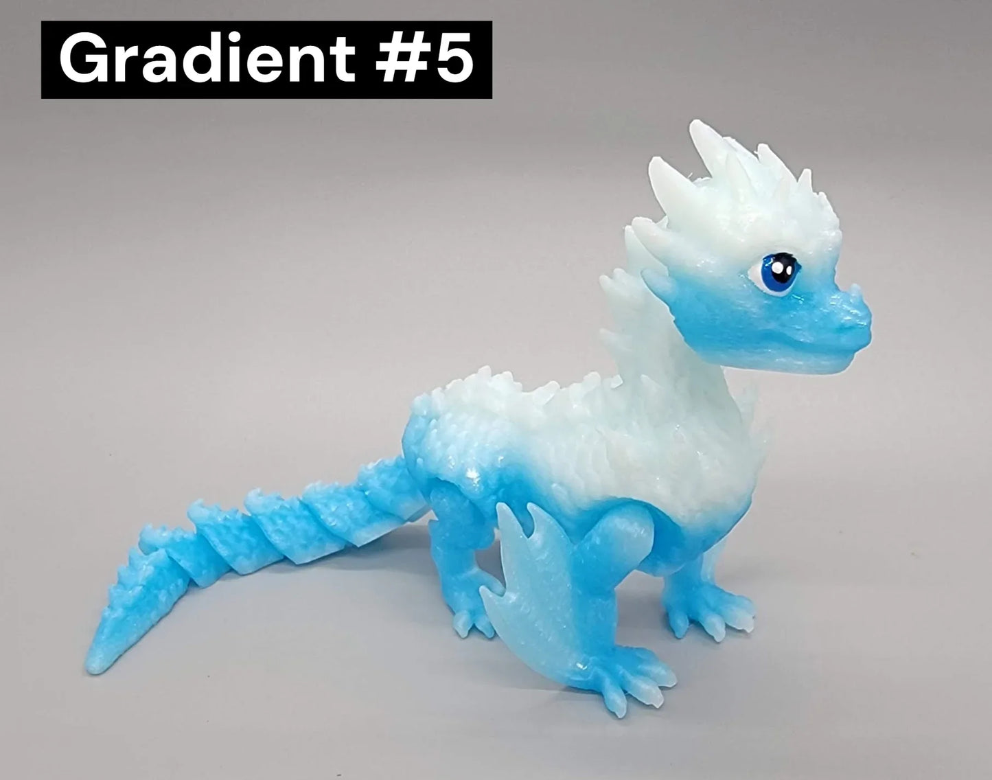 Articulated Fyros Wyvern Dragon & Baby – 3D Printed Fidget Toy