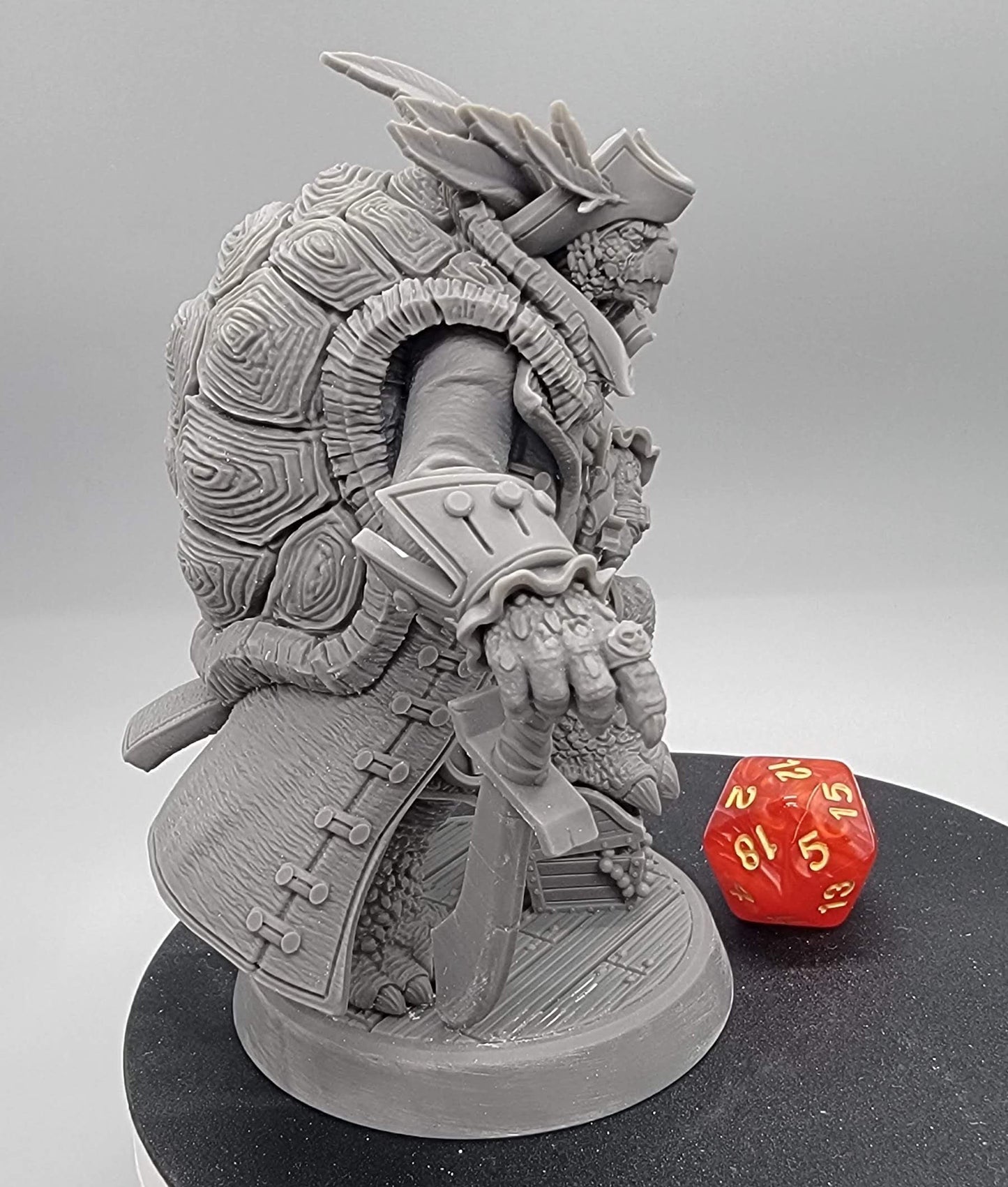 75mm Assembled Option of Krog in gray resin