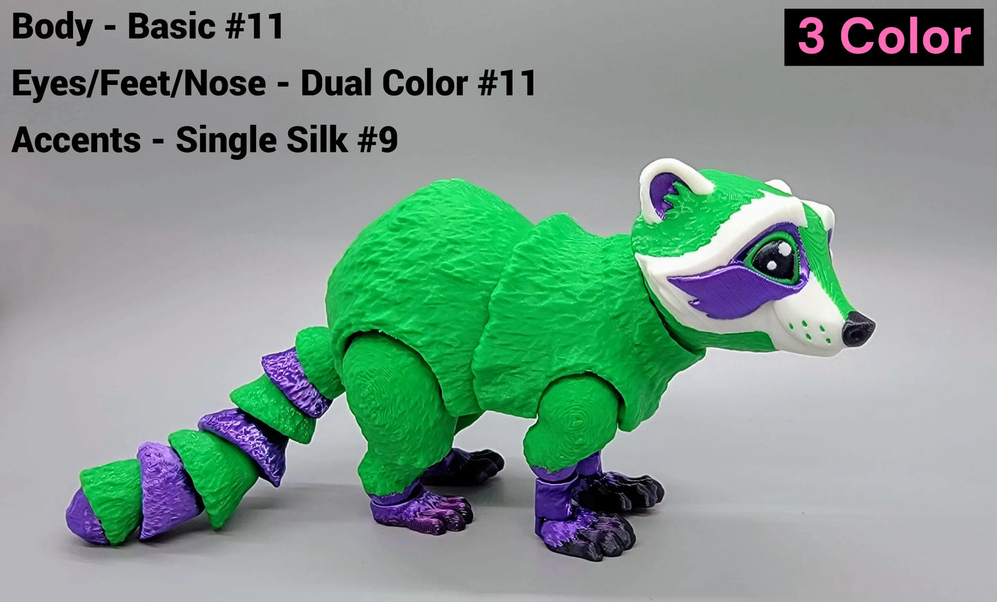 Articulated Raccoon Toy