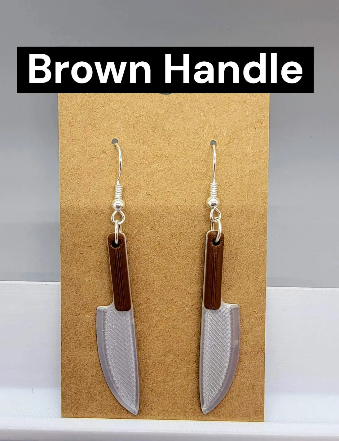 Cutting Edge Knife Earrings