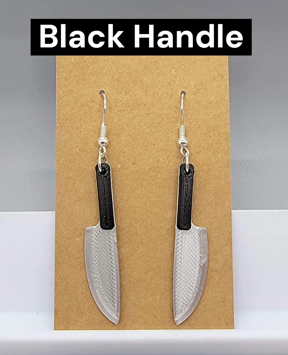 Cutting Edge Knife Earrings