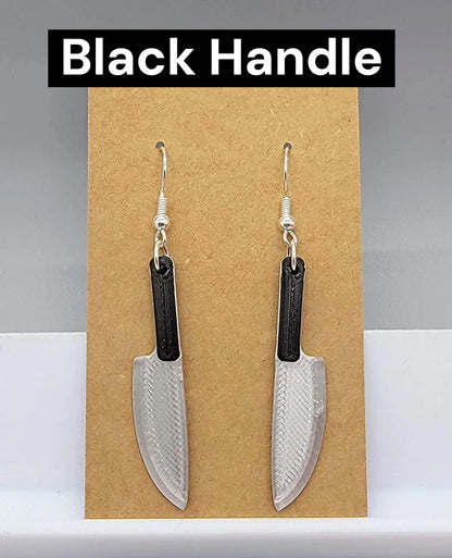 Cutting Edge Knife Earrings