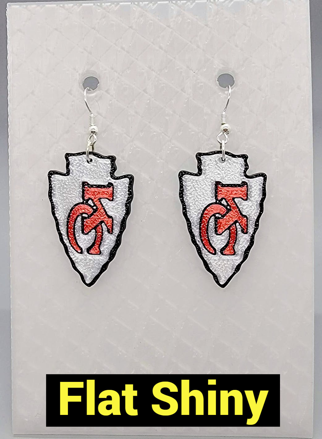 KC Chiefs Arrow Earrings
