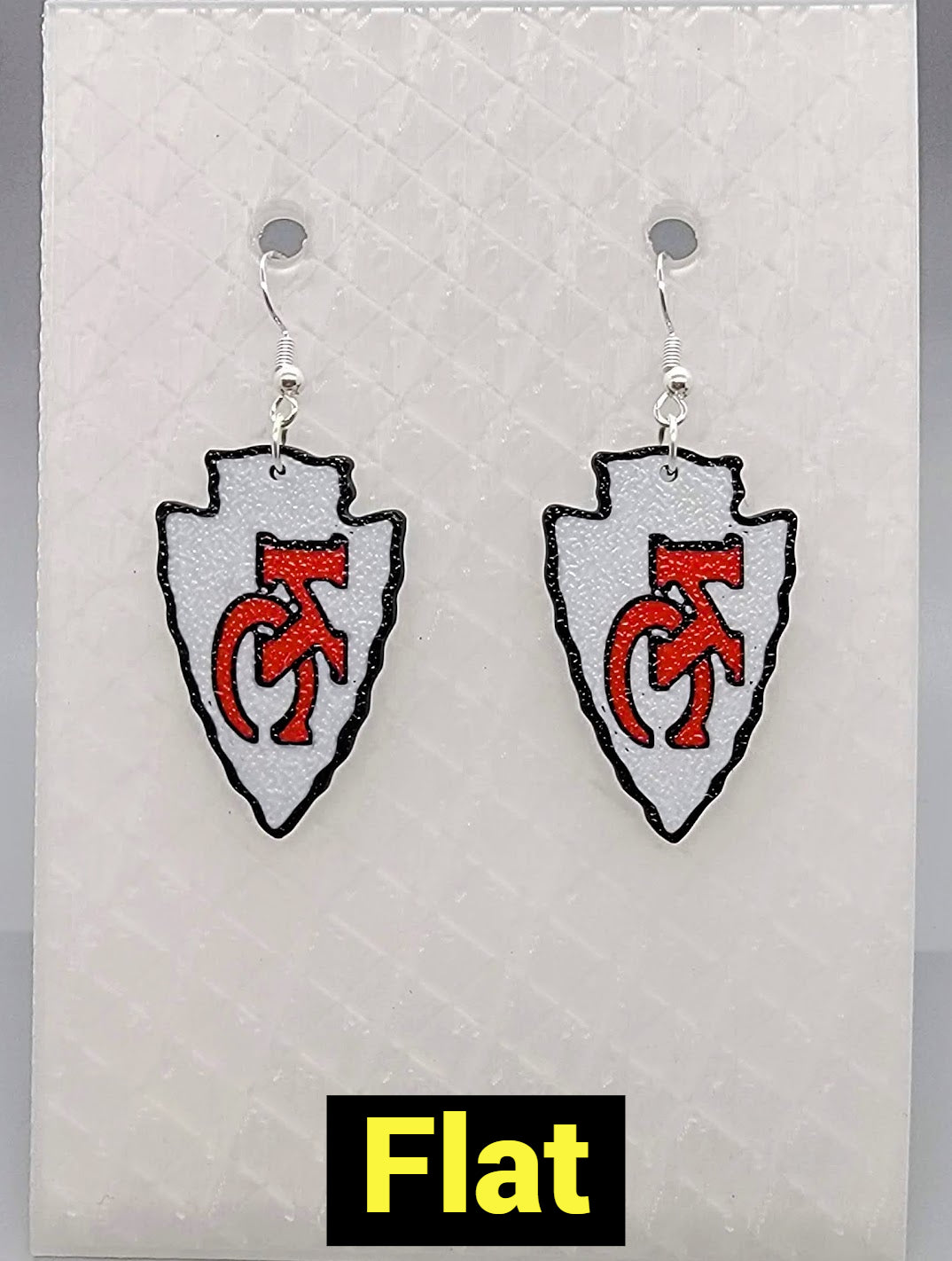 KC Chiefs Arrow Earrings