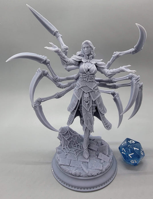 75mm Variant Assembled by D&K Custom Prints – Dirthana of the Void’s Embrace – Ascended Spider Sorceress