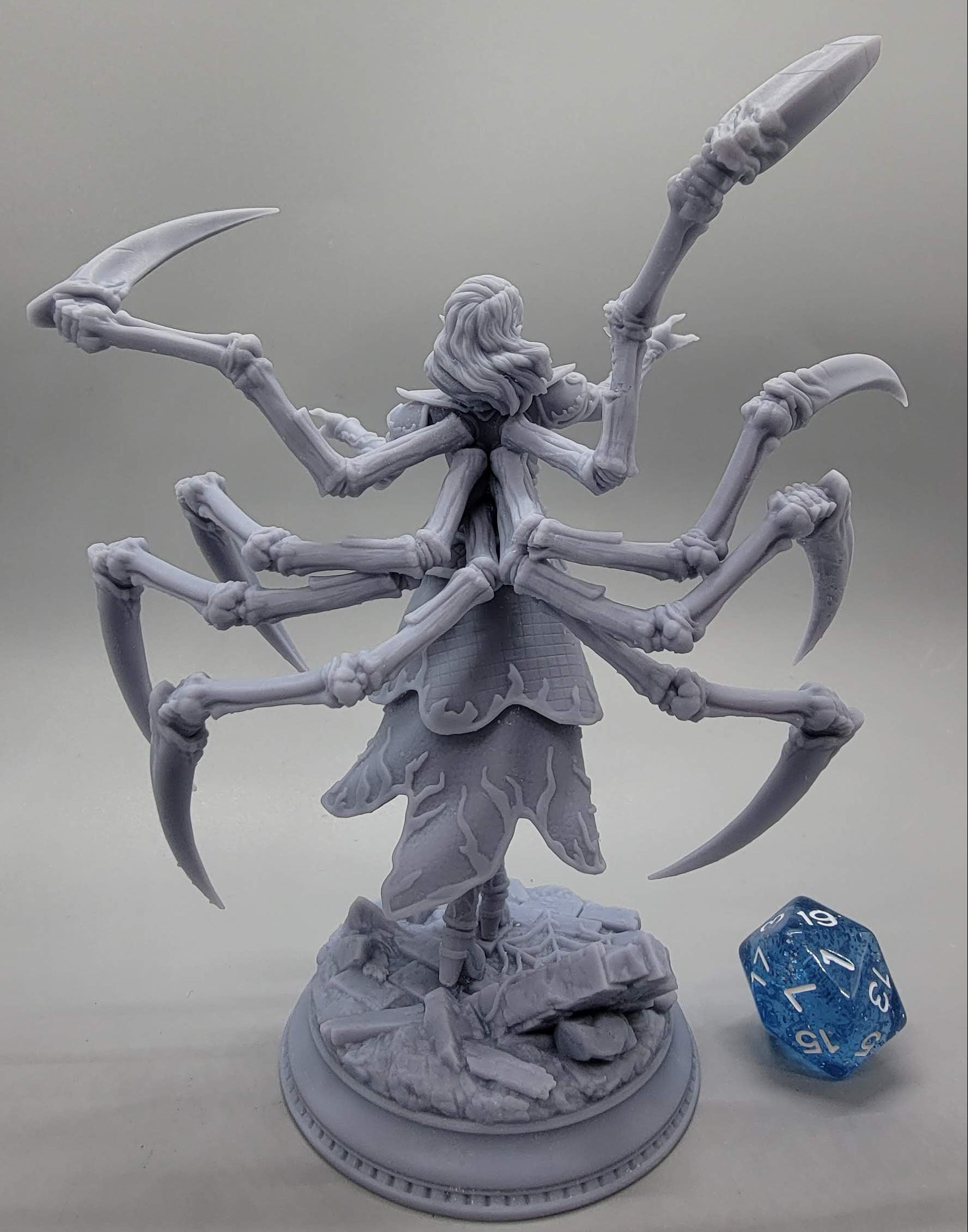 75mm Variant Assembled by D&K Custom Prints – Dirthana of the Void’s Embrace – Ascended Spider Sorceress