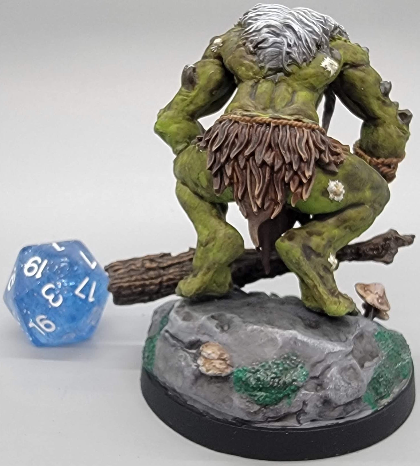 Hag Cursed Troll commissioned paint by D&K Custom Prints (warts as spiders sacs)