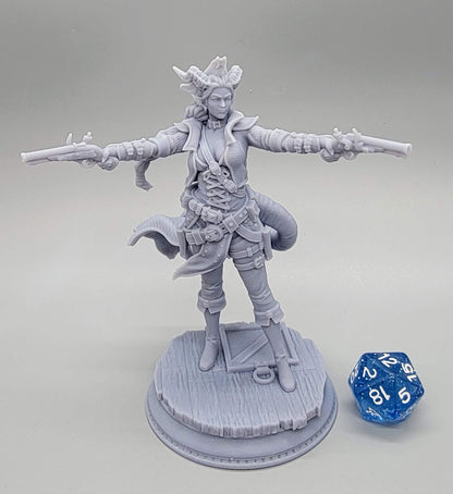 Trixie “Sureshot” Kelpie - Pirate Tiefling Gunslinger