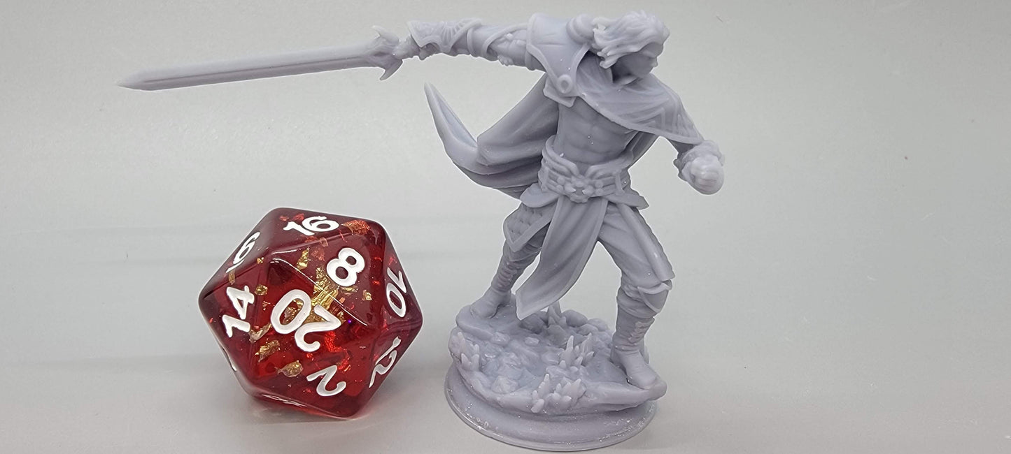 32mm Illirian of the Lost Fleet - Spellsword Artificer by D&K Custom Prints