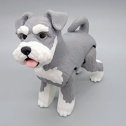 Articulated Schnauzer Dog Toy