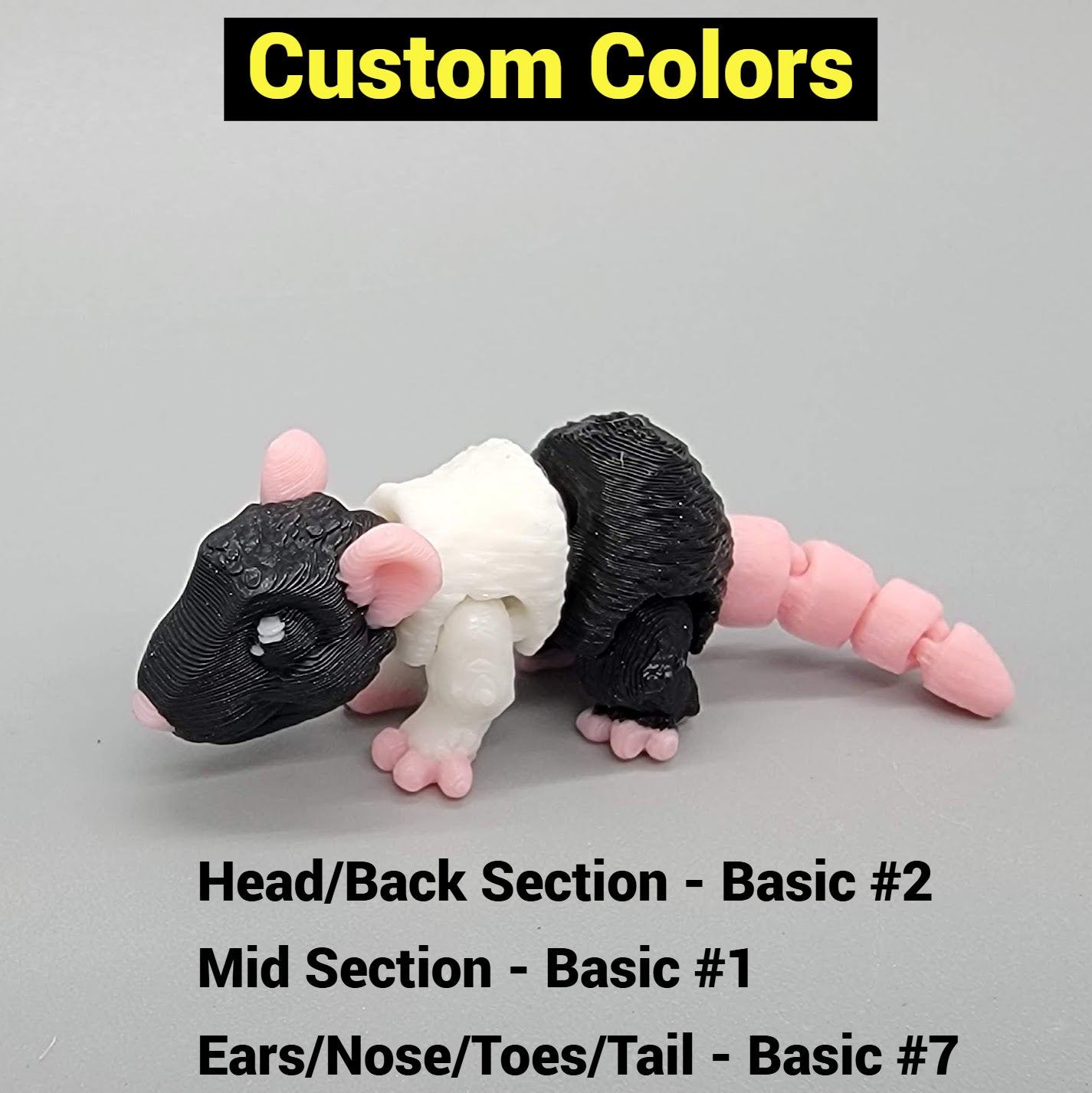 Mini Rat Fidget & Keychain
