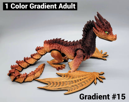 Custom Articulated Fyros Dragon Toy
