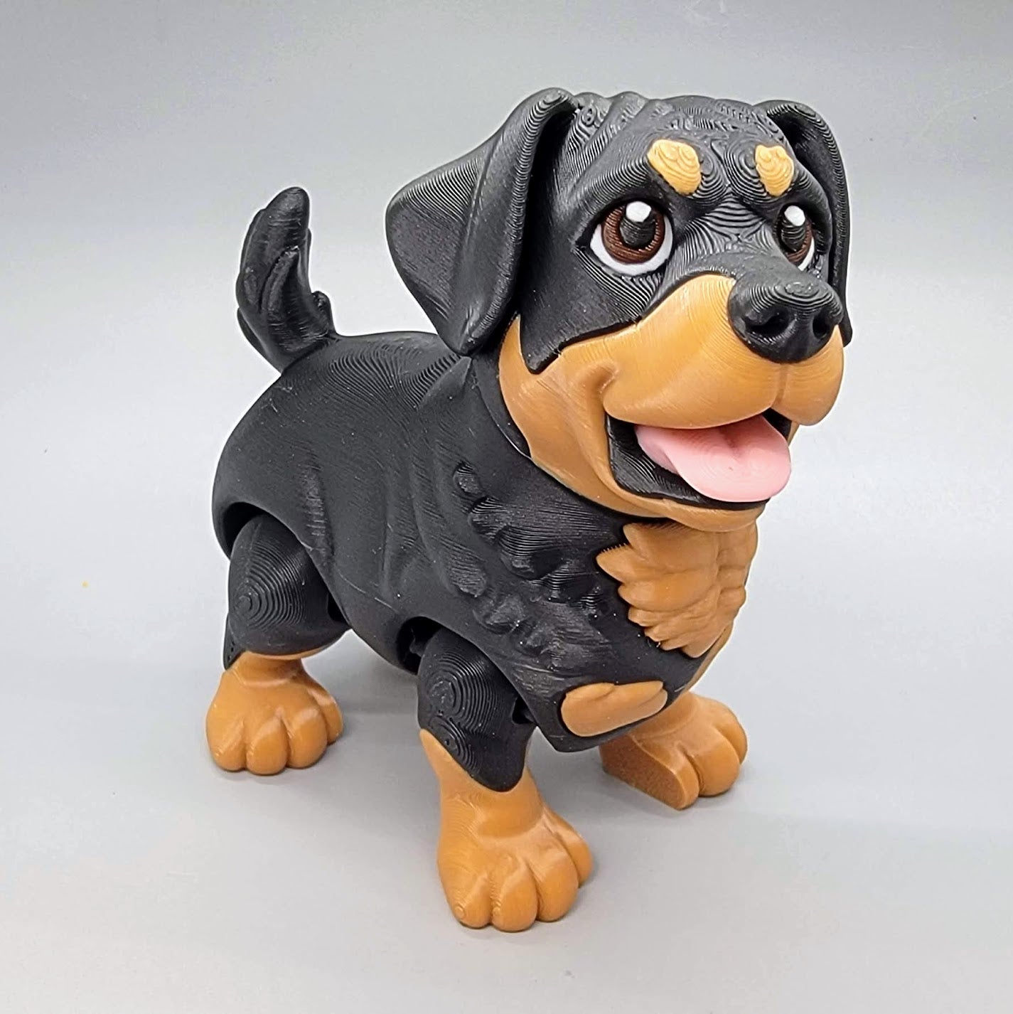 Articulated Chibi Rottweiler Toy