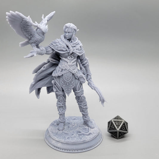 Jesmira the Jaded Elf Feywalker | 32mm & 75mm Resin Miniature | DM Stash