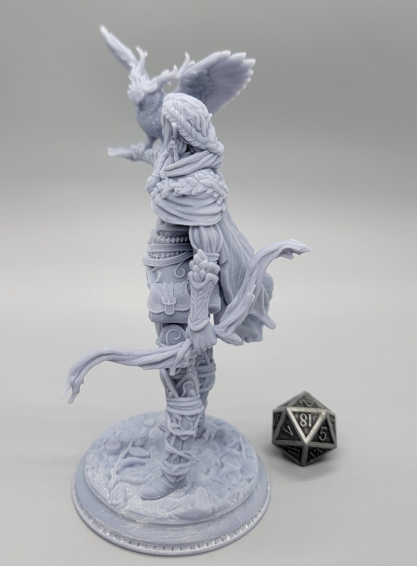 Jesmira the Jaded Elf Feywalker | 32mm & 75mm Resin Miniature | DM Stash