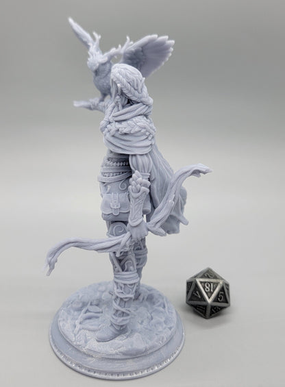 Jesmira the Jaded Elf Feywalker | 32mm & 75mm Resin Miniature | DM Stash