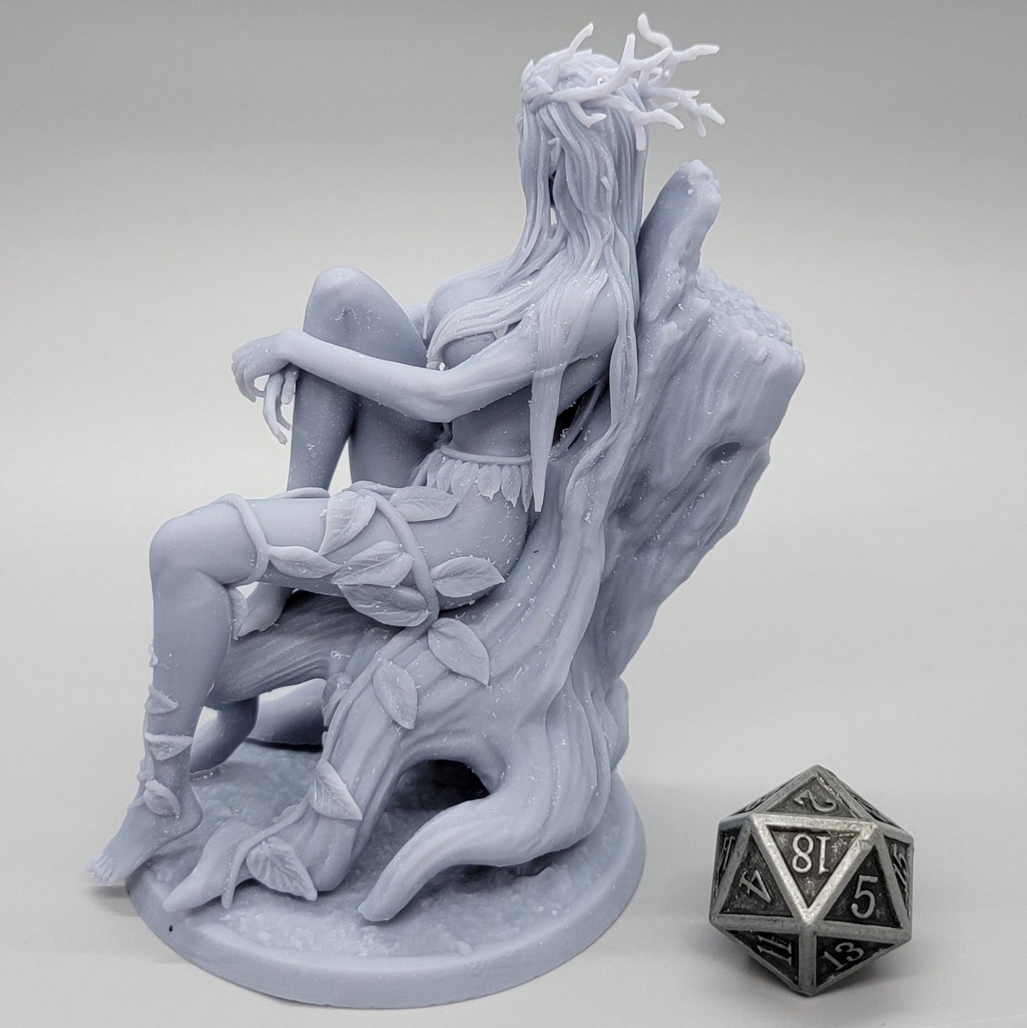 Eva, Dryad of the Emerald Grove | 32mm & 75mm Resin Miniature | Stormborn Collectibles