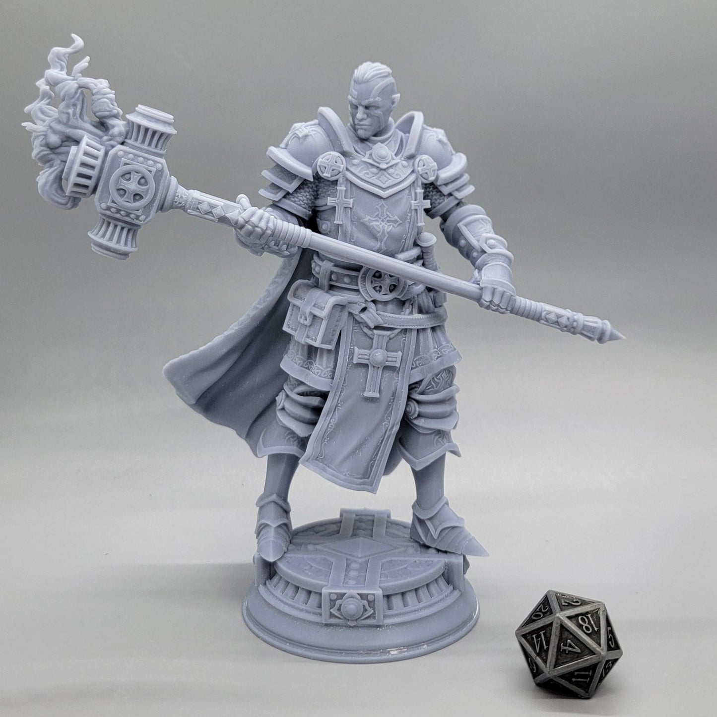Uktakun Giant Paladin with Warhammer | 32mm & 75mm Resin Miniature | DM Stash