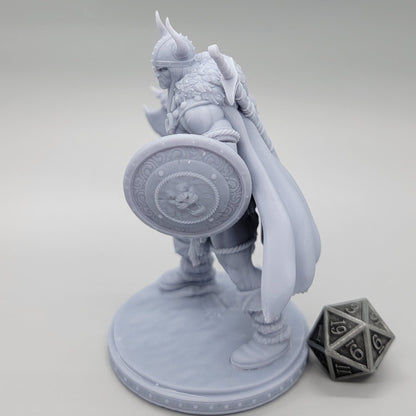 Kreyvos Barbarian Resin Miniature | 32mm & 75mm Scale | PRIMAL Collectibles