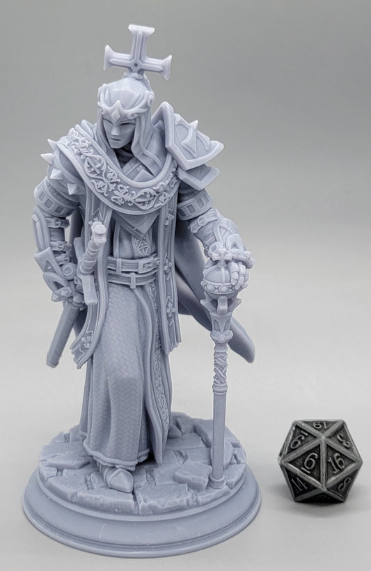 Arch Paladin Tyrius III | 32mm & 75mm Resin Miniature | DM Stash