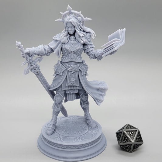 Johanna Saffron the Scorned Vengeance Paladin | 32mm & 75mm Resin Miniature | DM Stash