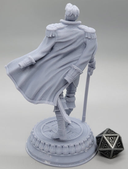 Benoit Blood-Eyes General of the Damned | 32mm & 75mm Resin Miniature | DM Stash