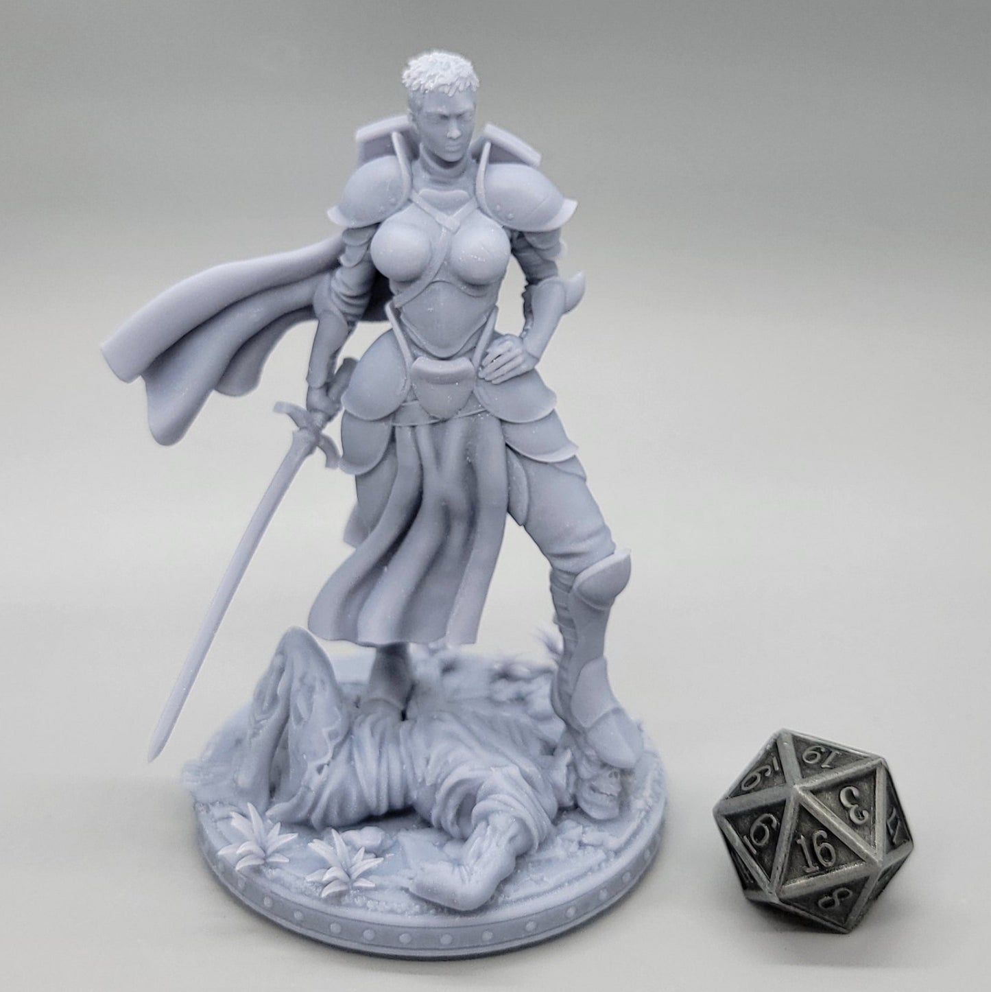 Lyrris Paladin: Legacy of Blood | 32mm & 75mm Resin Miniature | PRIMAL Collectibles