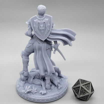 Lyrris Paladin: Legacy of Blood | 32mm & 75mm Resin Miniature | PRIMAL Collectibles