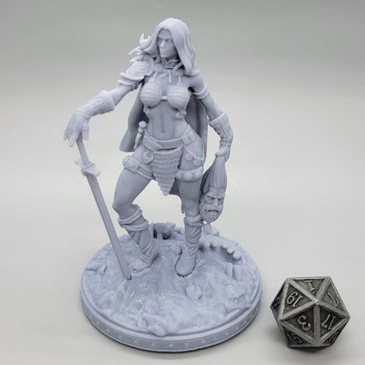 Barbarian Anya Resin Miniature