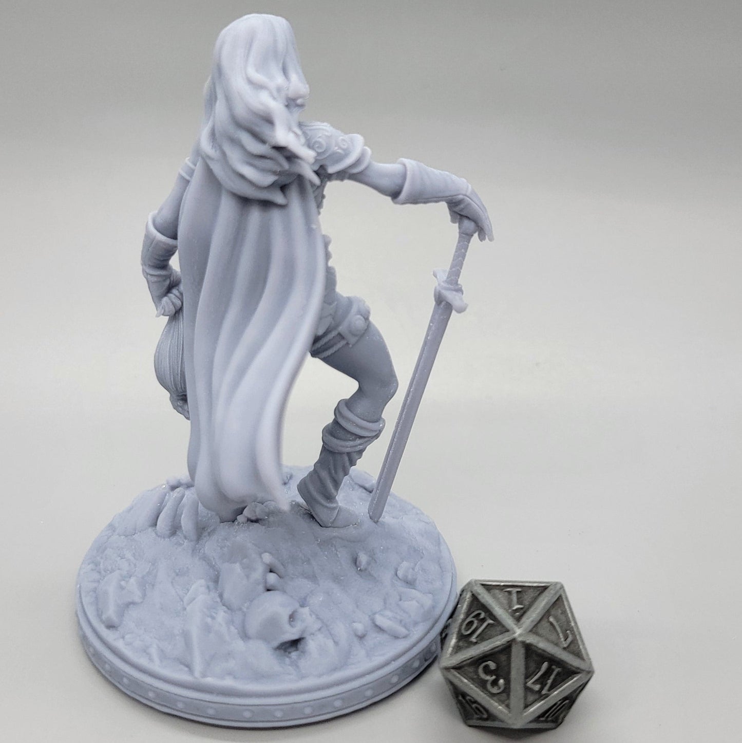 Barbarian Anya Resin Miniature