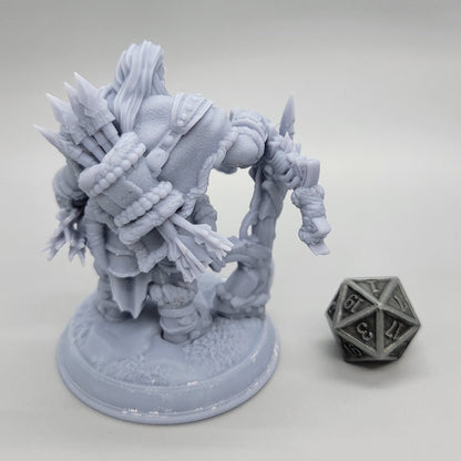 Telnam Gnik Dwarf Monster Slayer Ranger | 32mm & 75mm Miniature by DM Stash
