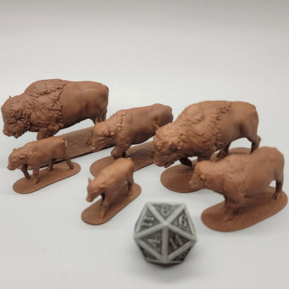 American Bison Pack – Wildlife Miniatures