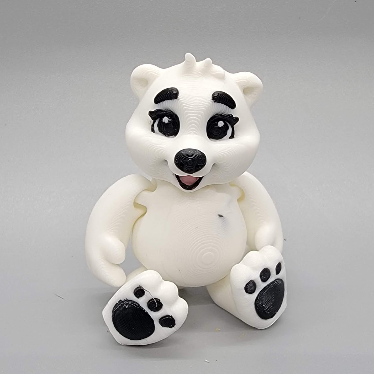 Articulated Baby Bear Fidget Toy – Keychain or Magnet