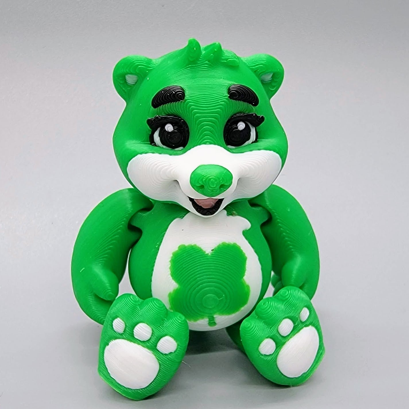 Articulated Baby Bear Fidget Toy – Keychain or Magnet