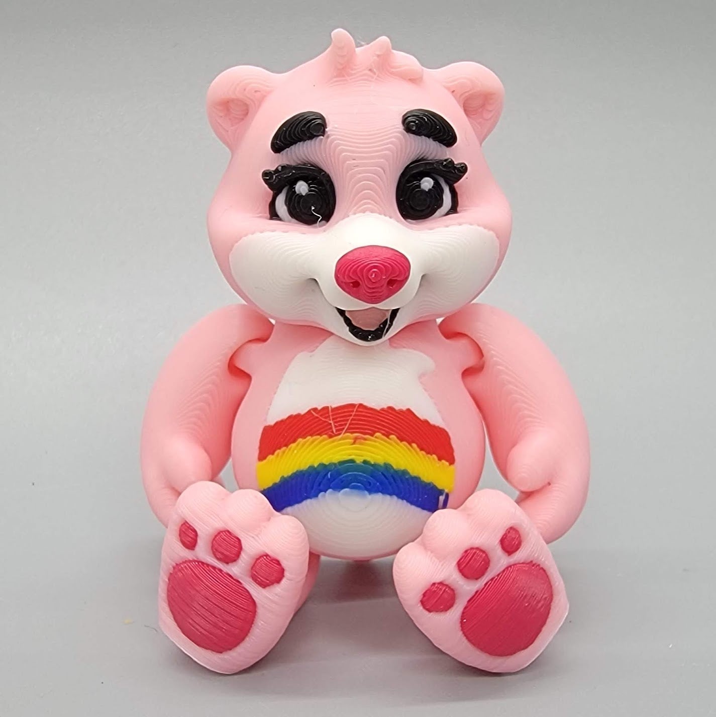 Articulated Baby Bear Fidget Toy – Keychain or Magnet