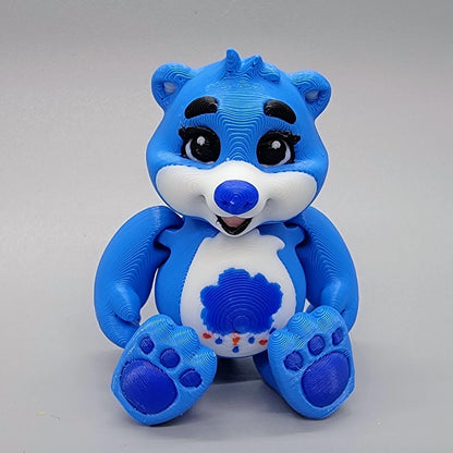 Articulated Baby Bear Fidget Toy – Keychain or Magnet