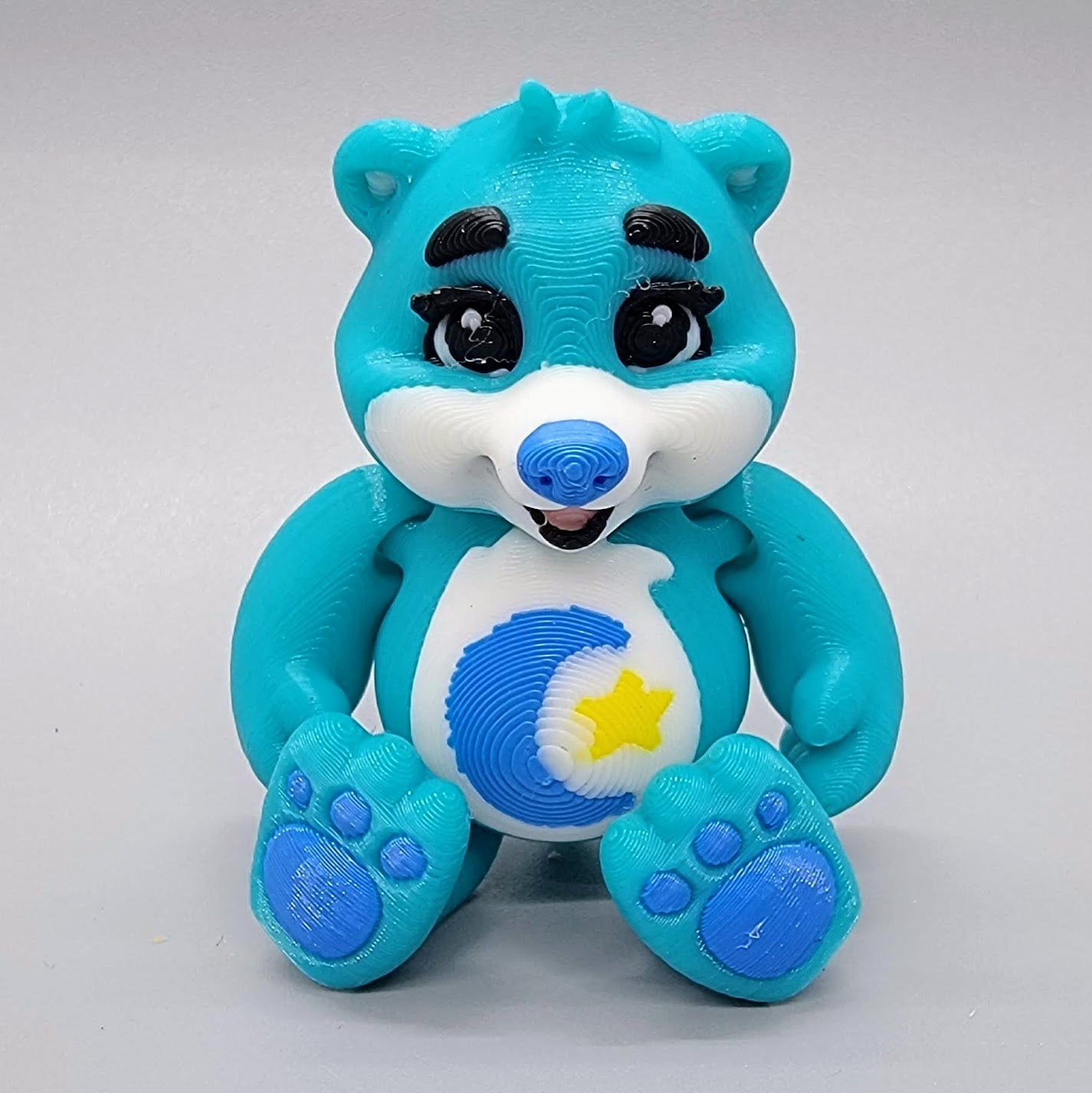 Articulated Baby Bear Fidget Toy – Keychain or Magnet