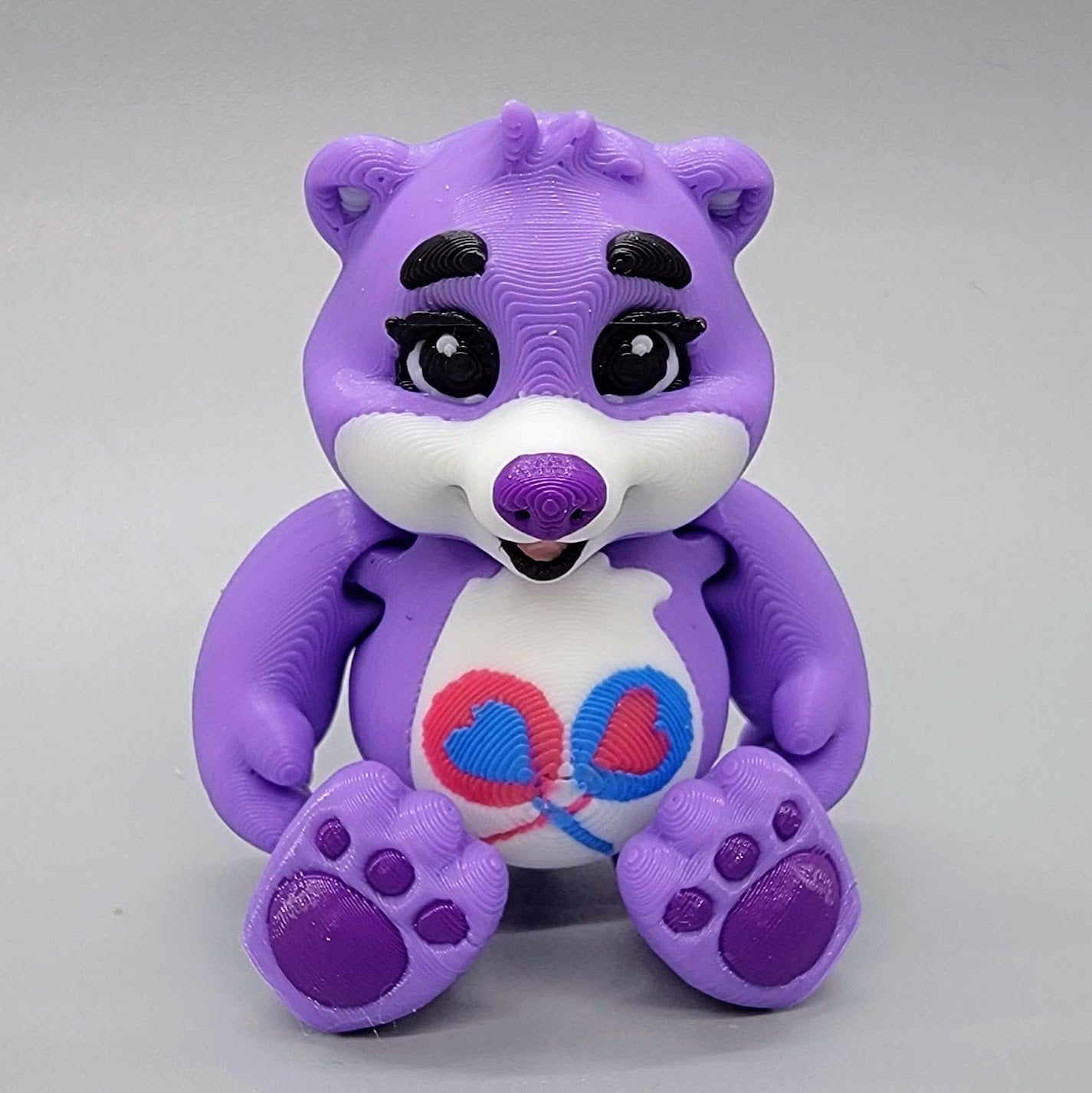 Articulated Baby Bear Fidget Toy – Keychain or Magnet